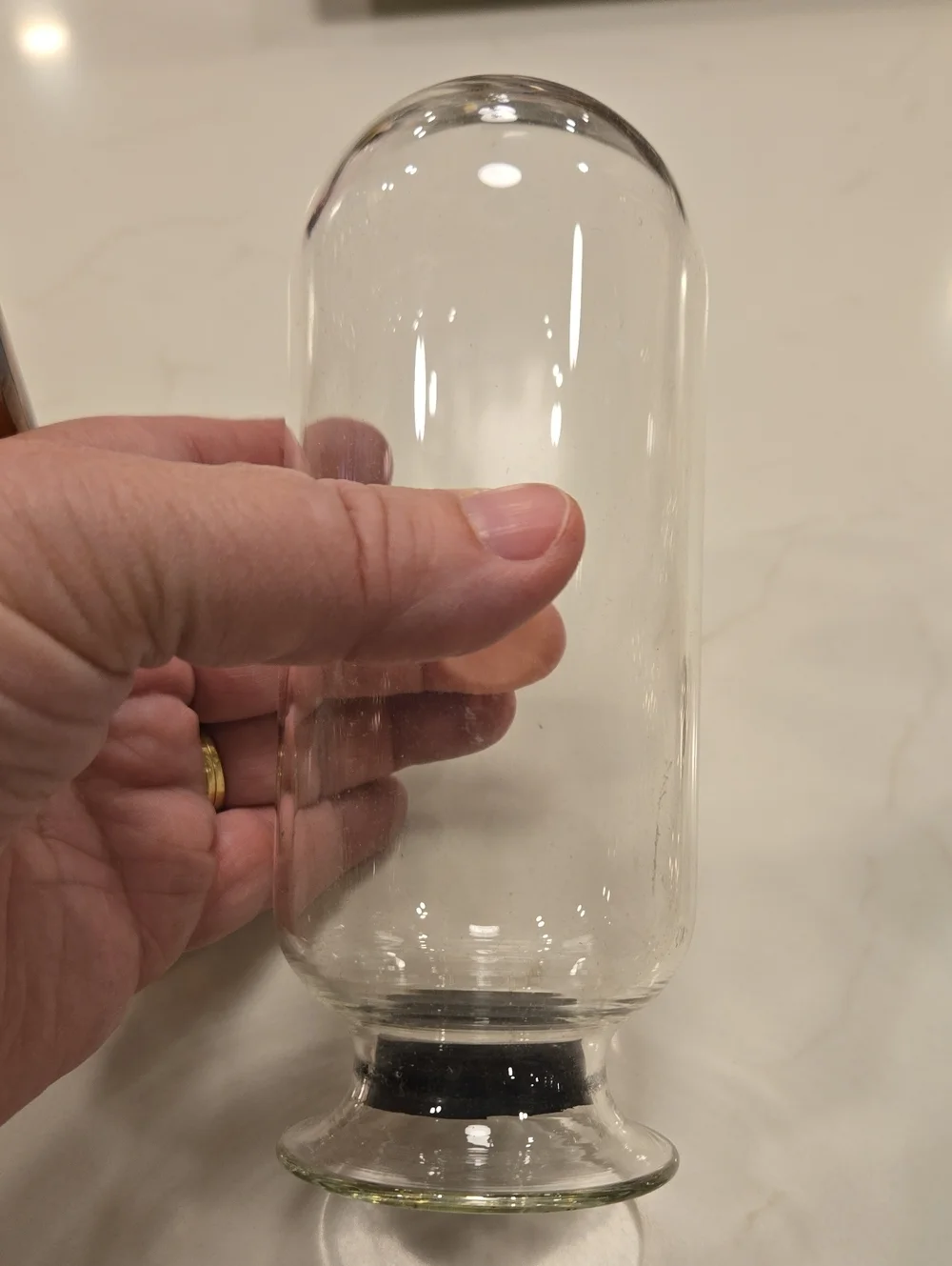 Amber Glass Aftershave Bottle - Men Grooming, Glass Funnel, Shaving Brush